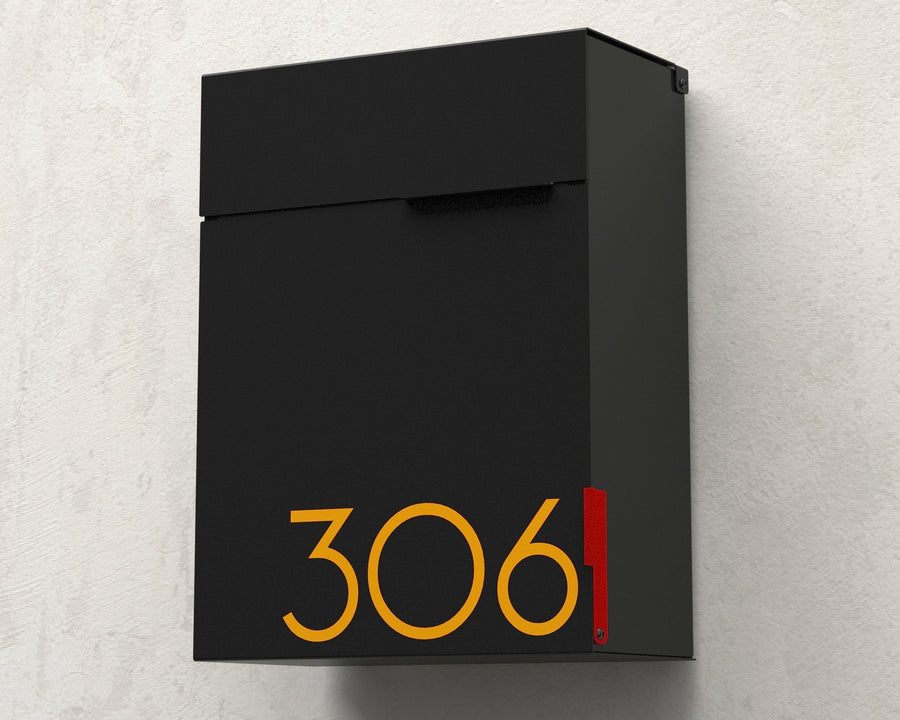 andrew b vsons design modern mailbox#color_black