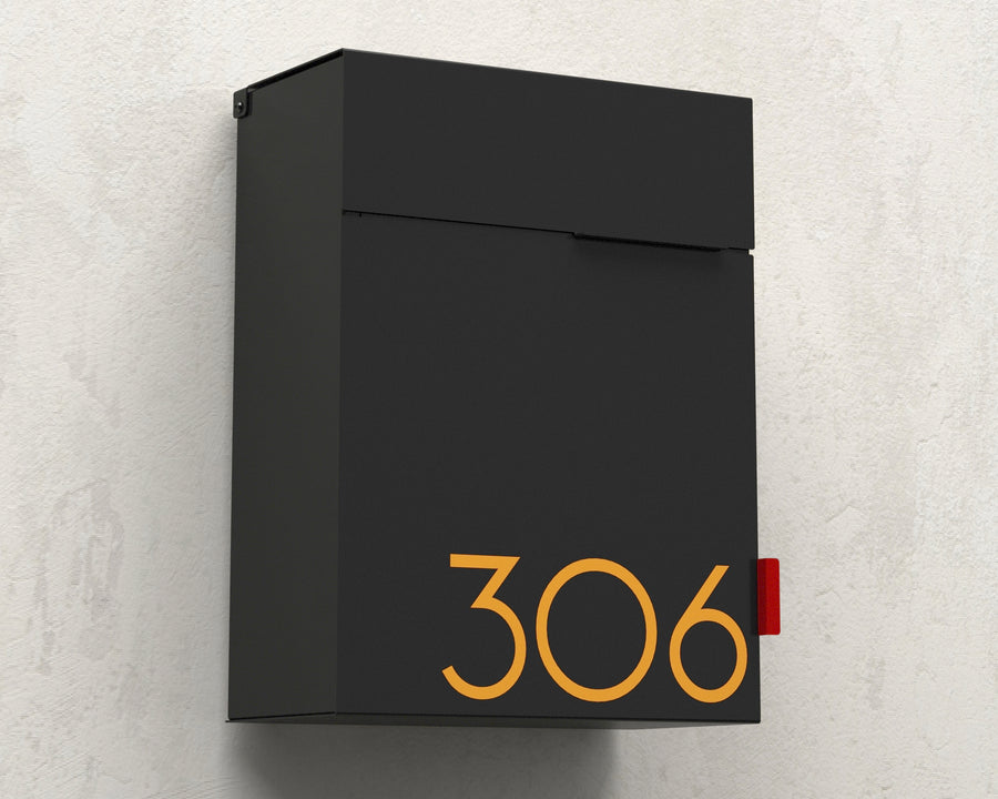 andrew b vsons design modern mailbox#color_black