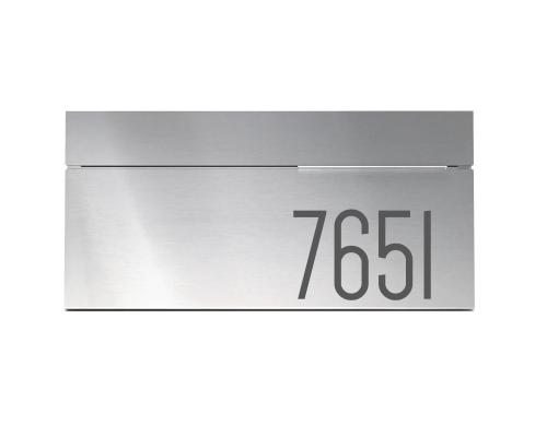 Louis - Stainless steel modern and contemporary mailbox