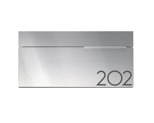 Louis - Stainless steel modern and contemporary mailbox