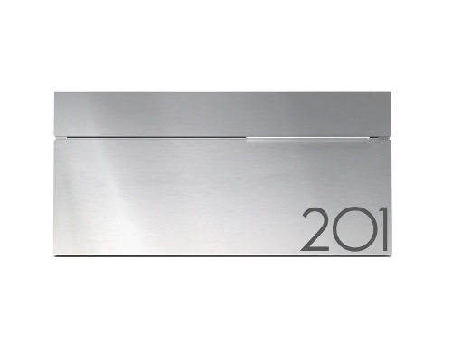 Louis - Stainless steel modern and contemporary mailbox