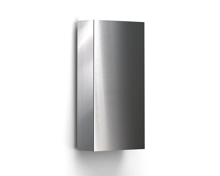 Lumina squared outdoor light- Brushed stainless steel