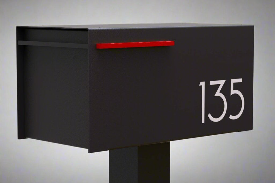 Eden B modern mailbox vsons design#color_black