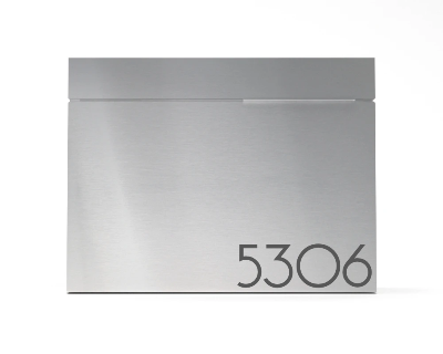 Mitch - Stainless steel modern mailbox