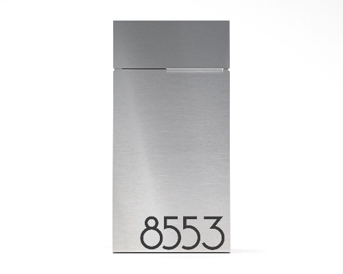 City S - modern stainless steel  mailbox