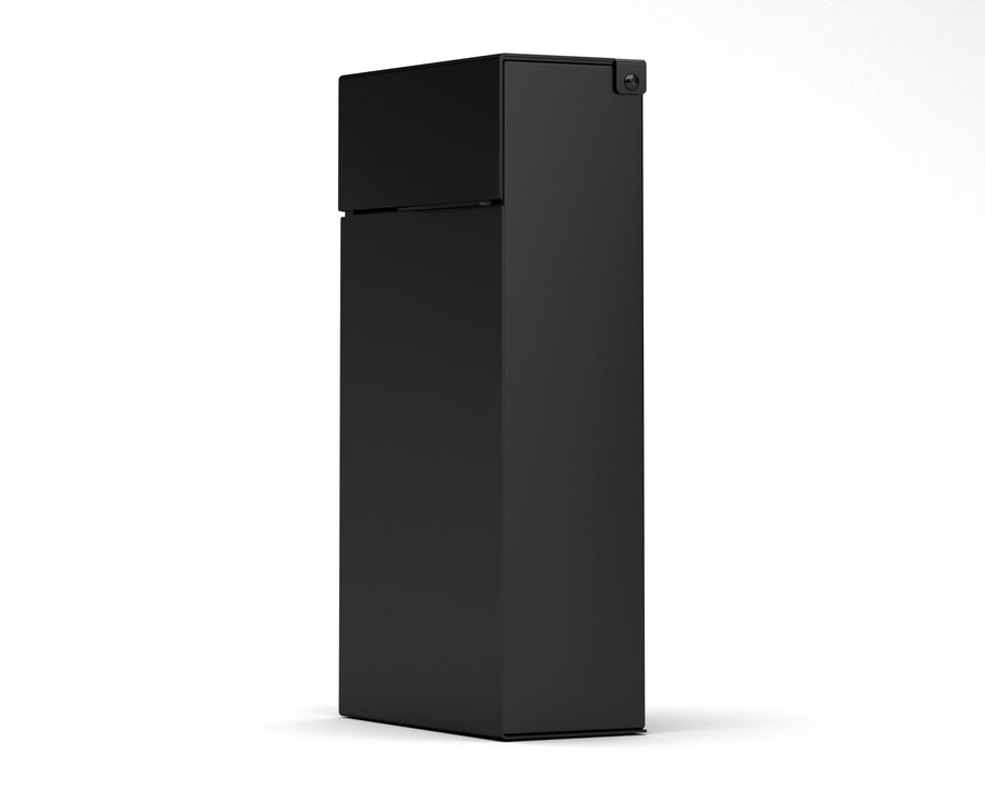 city modern mailbox vsons design black#color_black