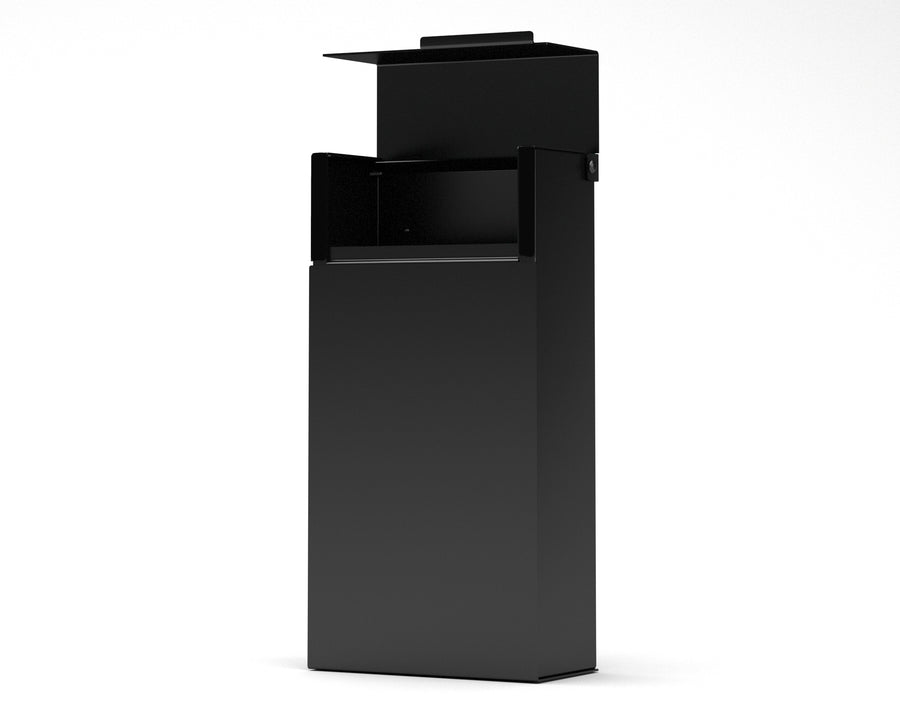 city modern mailbox vsons design black#color_black