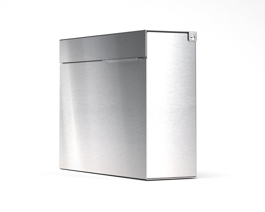 mitch modern mailbox vsons design#color_stainless-steel