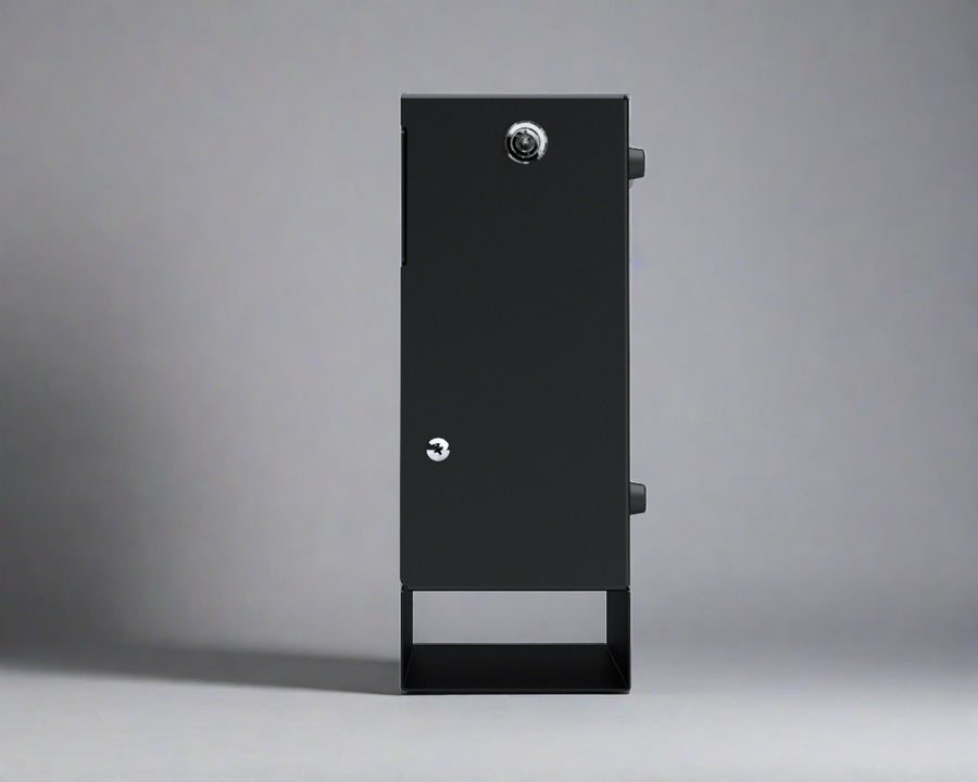 Mia Black modern mailbox#color_black