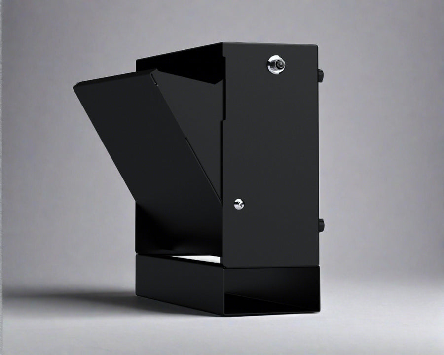 Mia Black modern mailbox#color_black