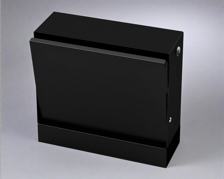 Mia Black modern mailbox#color_black