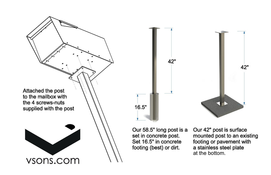 post 58.5#color_marine-grade-stainless-steel